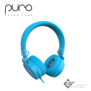 Puro PuroBasic 藍色 內建麥克風 可摺疊 兒童耳機 耳罩式耳機