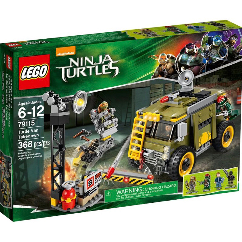 LEGO 樂高 79115 Turtle Van Takedown 忍者龜 烏龜車 拉斐爾 米開朗基羅 電影版