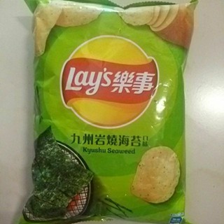 我最便宜 【 樂事 】九州巖燒海苔口味洋芋片 59.5 公克