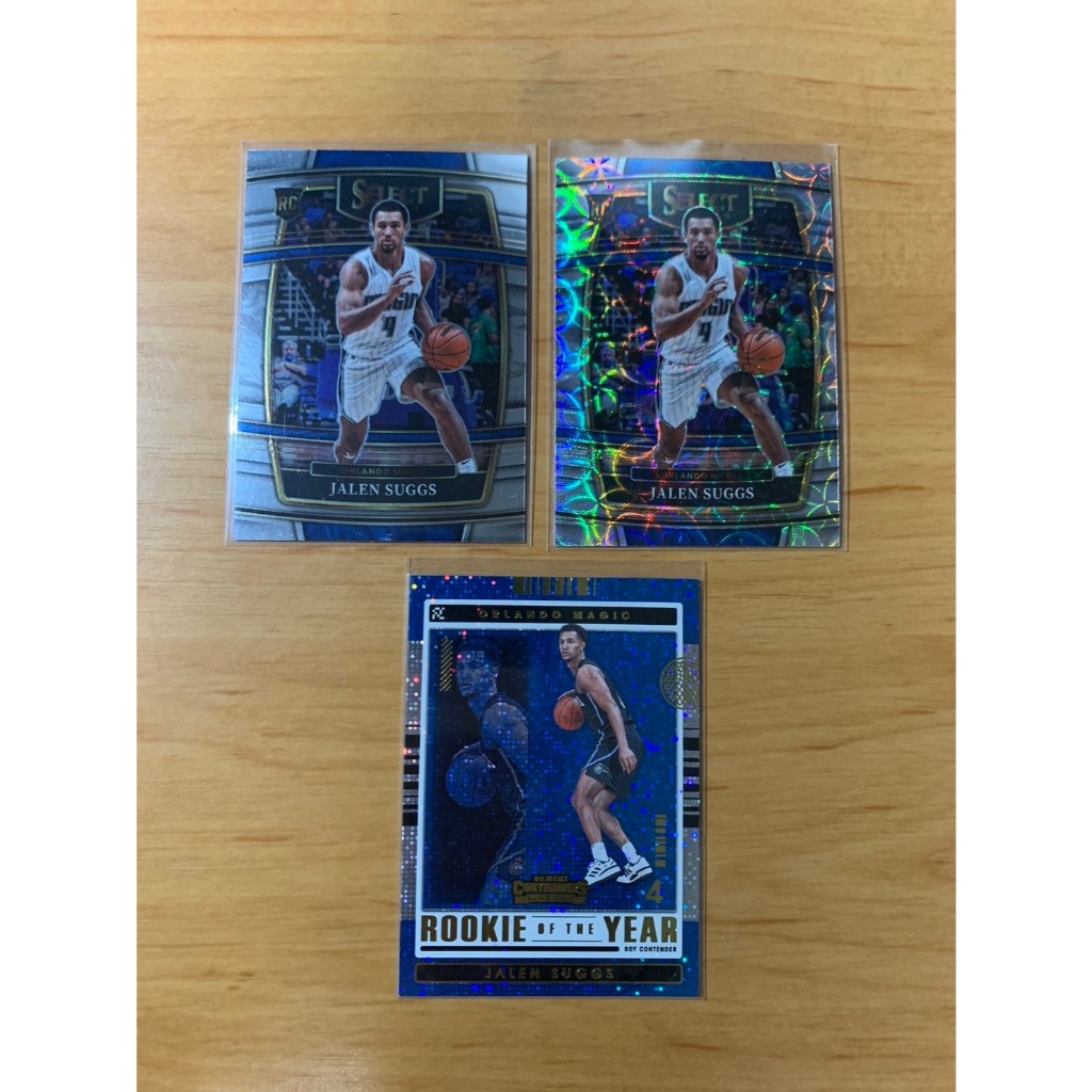 三張 球票 樂透卡 Select 銀亮 Jalen Suggs NBA 球員卡 新人 RC 魔術