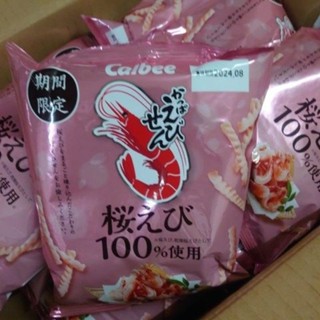 卡樂比 Calbee 蝦風味餅 櫻花蝦條 櫻花蝦口味 櫻花蝦餅乾 現貨 拜拜 櫻花 蝦條 賞味25年8月底