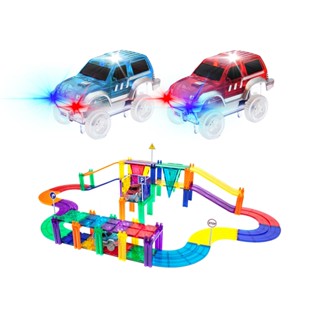 PICASSO TILES 畢卡索 PTR50 磁力片積木-跑跑賽車軌道50pc PI21726