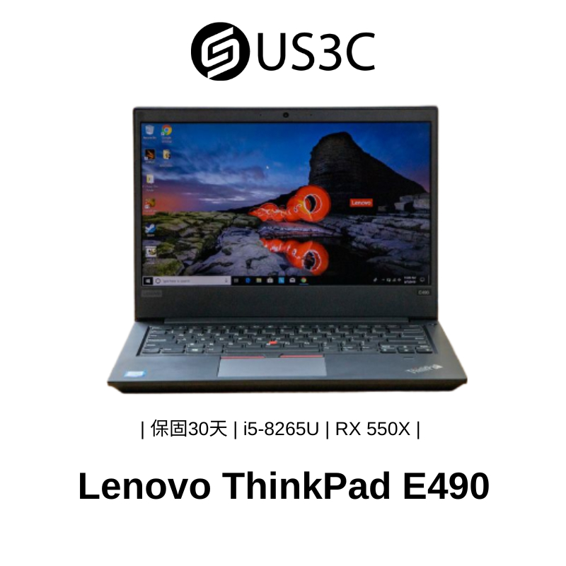 Lenovo ThinkPad E490 14吋 FHD i5-8265U 8G 256G SSD RX550X 二手品