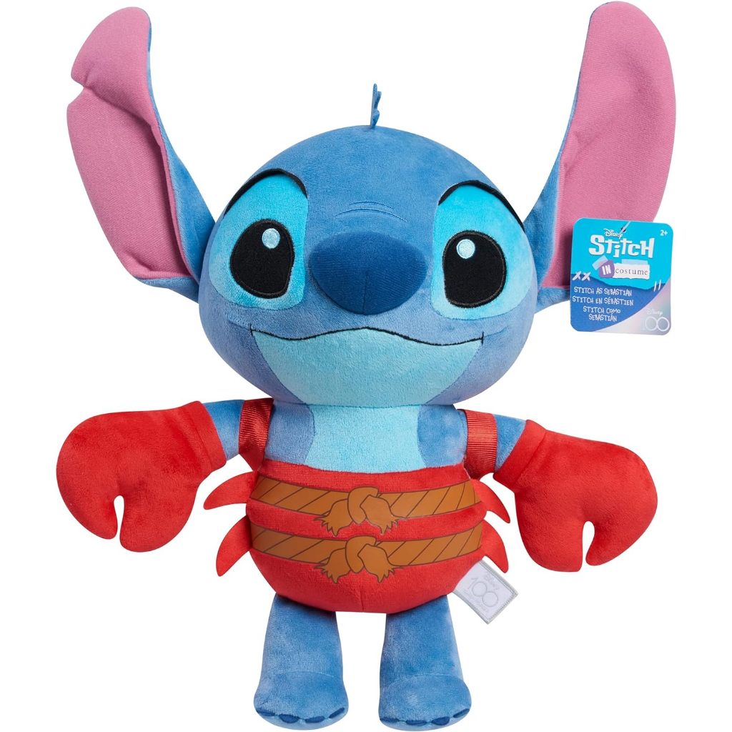 預購41cm空運💜美國迪士尼 史迪奇 stitch Sebastian Disney100 娃娃 玩偶 小美人魚