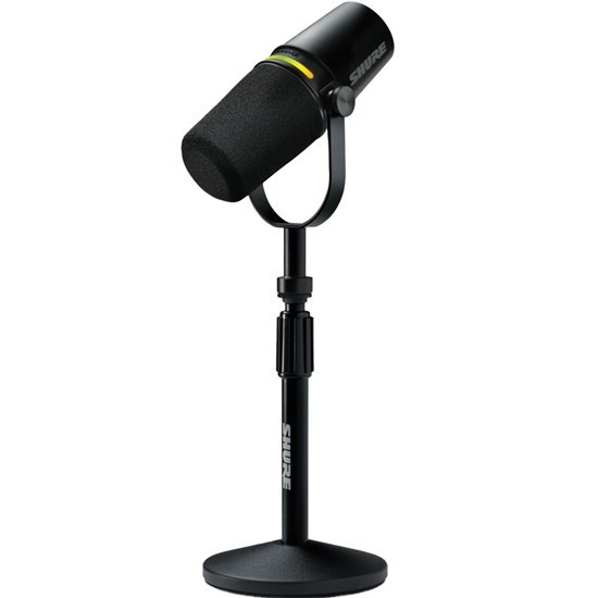 SHURE MV7+ Podcast動圈式麥克風專業腳架組