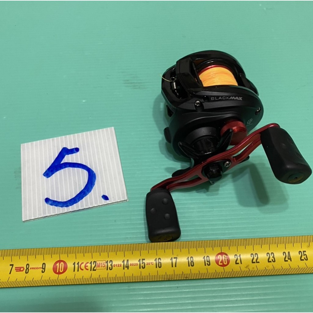 ABUGARCIA BLACK MAX3 小烏龜 雙軸 捲線器  日本二手外匯精品釣具 編號E5