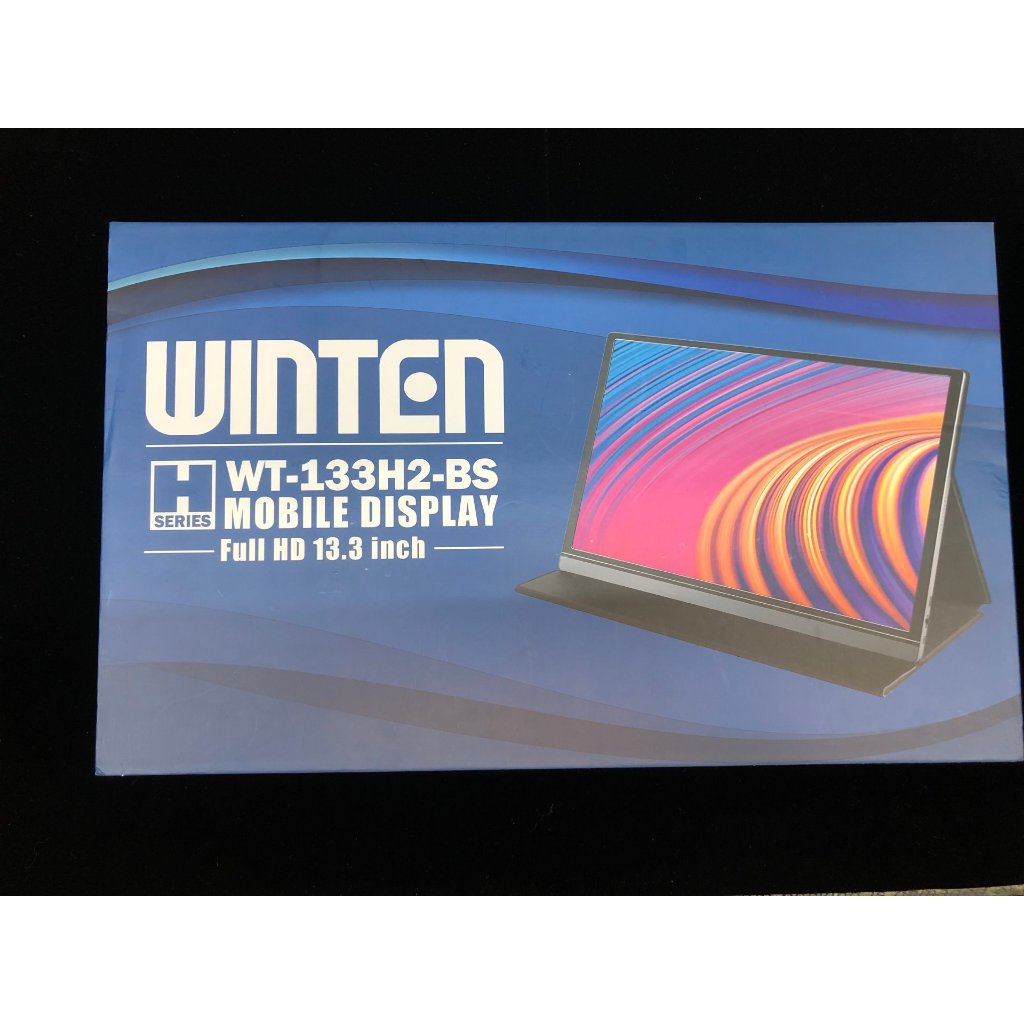 9.99成新  日本Winten 正規代理 IPS可攜式顯示器便攜式隨身螢幕 13.3吋顯示器WT-133H2-BS