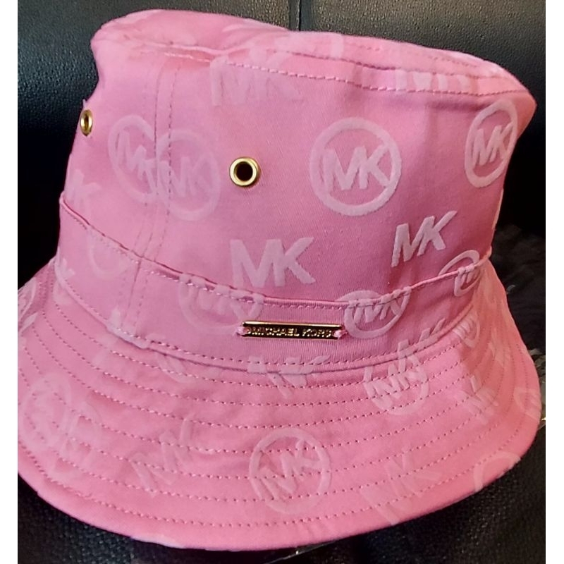 🤩剛抵台🎁最新款🤩限時特價哦😱 MICHAEL KORS MK 玫瑰粉色 logo 漁夫帽 帽子 HAT 棒球帽 在台