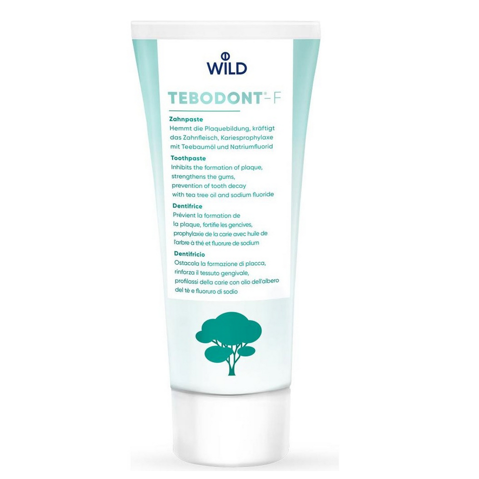 Dr. Wild TEBODONT-F toothpaste 茶樹油含氟牙膏 瑞士直送