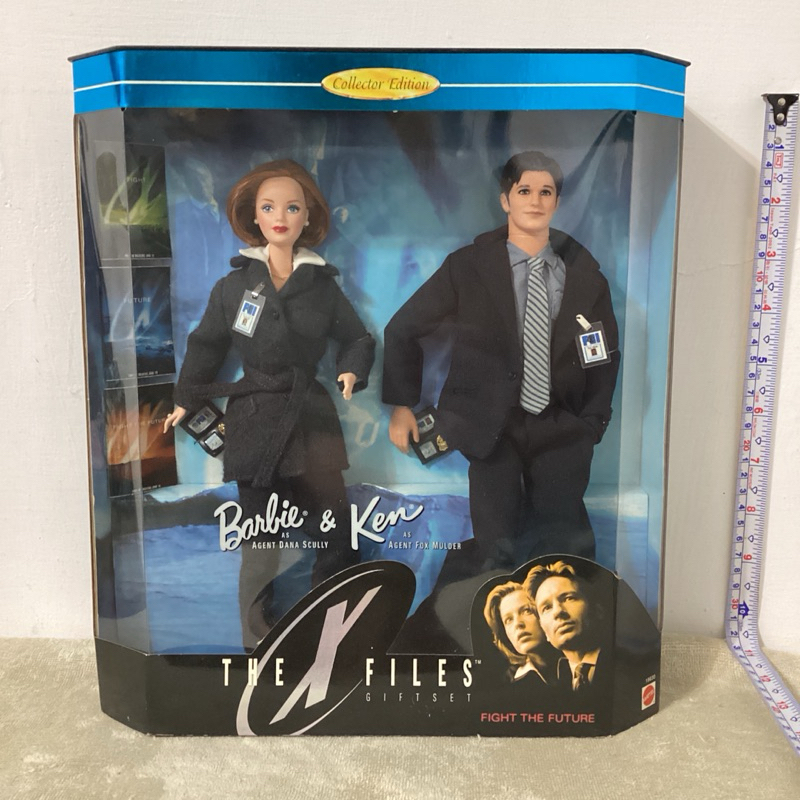 Barbie 芭比&amp;肯尼 Ken X檔案征服未來 The X-files 穆德&amp;史卡莉 禮盒版 19630 絕版