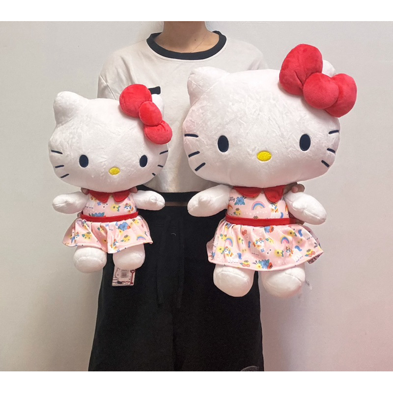 正版Hello Kitty娃娃 花卉kitty玩偶 生日禮物情人節禮物畢業禮物