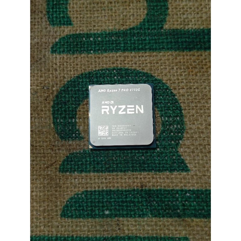 AMD Ryzen 7 Pro 4750G 8C16T AM4 R7 CPU 處理器