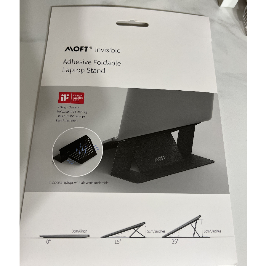 MOFT 隱形筆電支架 散熱孔黏貼款(11.6-16吋筆電適用)