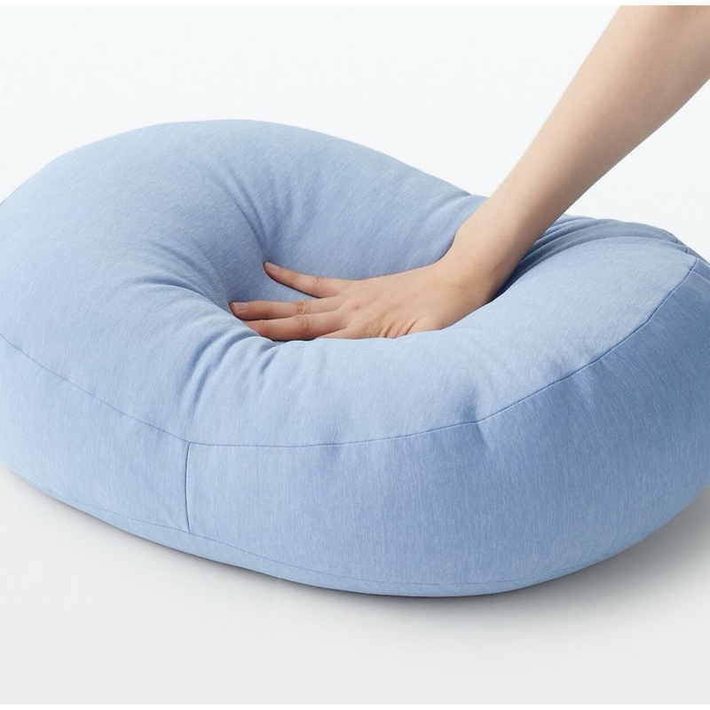 代購 無印良品 MUJI 涼感多用途靠枕 藍色 涼感 抱枕 柔軟 靠枕 多用
