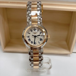 【LONGINES 浪琴】 不鏽鋼雙色鍊帶石英女錶(L81105786) 實體店面出貨