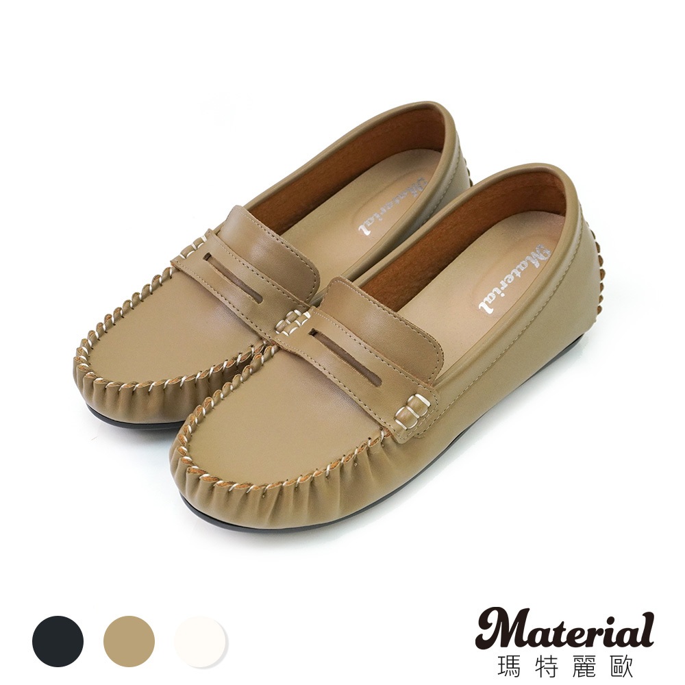 Material瑪特麗歐 女鞋 懶人鞋 MIT簡約內增高包鞋 T53057