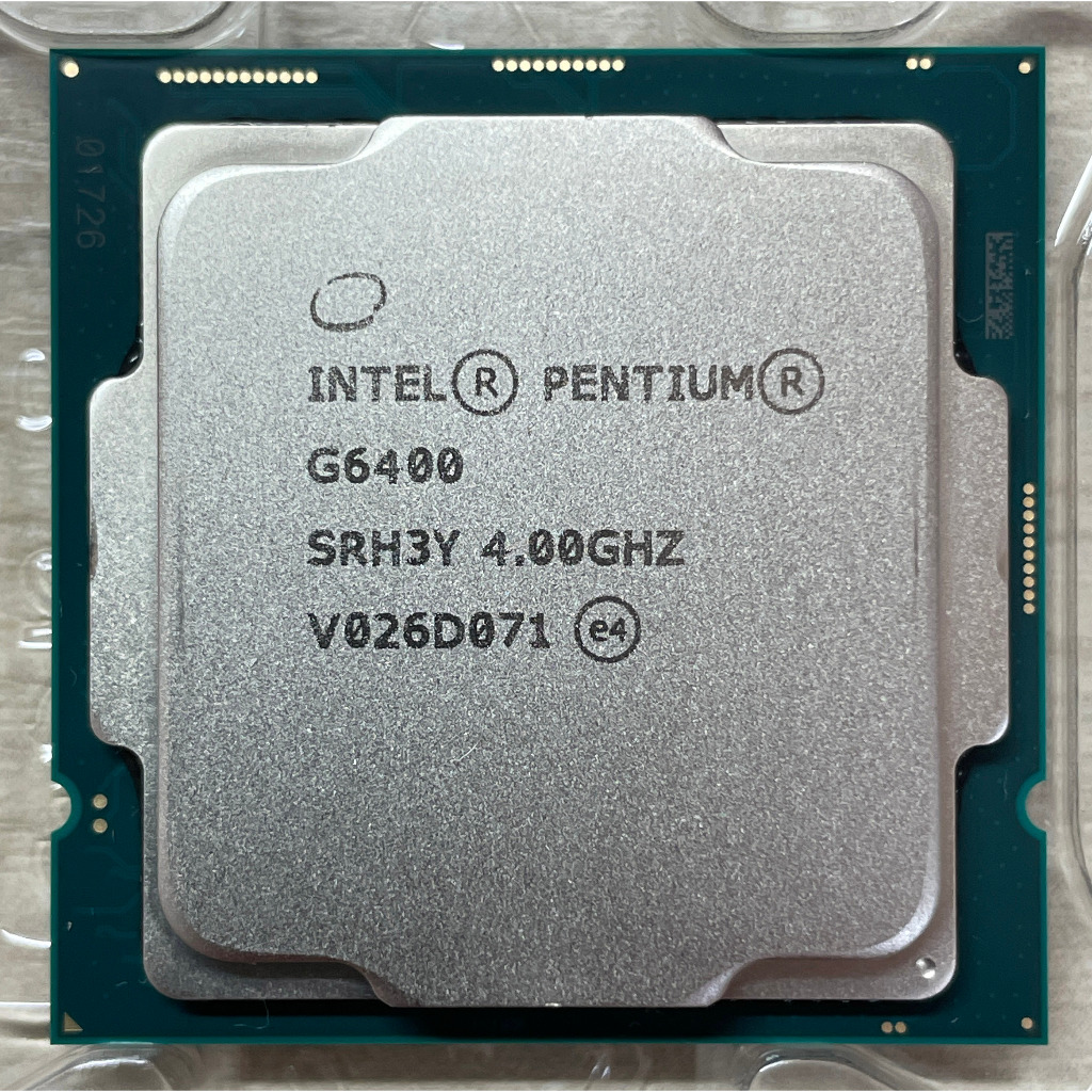 ⭐️【Intel Pentium 黃金級 G6400 處理器/4.00 GHz 2核4緒】⭐ 第10代/無風扇/保3個月