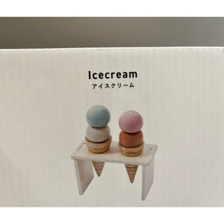 現貨🔥 現貨🔥3Coins日本木製玩具🔥家家酒磁吸冰淇淋組合🔥兒童節禮物推薦
