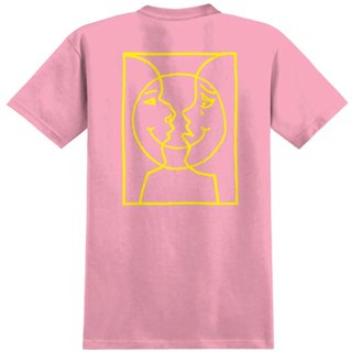 KROOKED 51023502I-PNK MOONSMILE RAW TEE 短T (粉色) 化學原宿