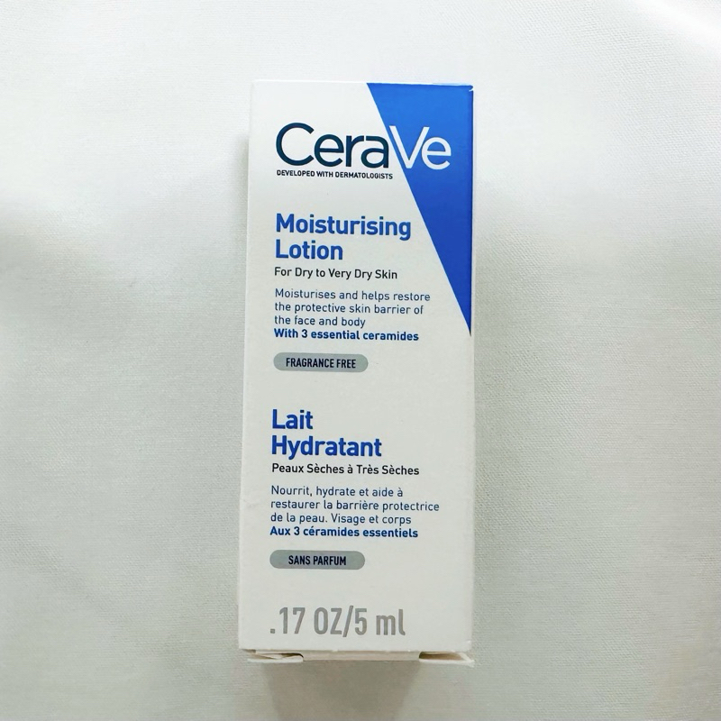 《全新》適樂膚 CeraVe 長效清爽保濕乳5ml 試用包