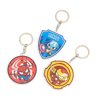 臺灣現貨｜正版漫威 MARVEL｜ 壓克力雙面吊飾 鋼鐵人 美國隊長 蜘蛛人 鑰匙圈 吊飾 鑰匙扣 壓克力吊飾 吊墜