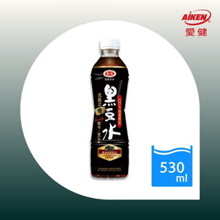 【愛健】黑豆多酚黑豆水530ml(24入/箱)焙炒黑豆