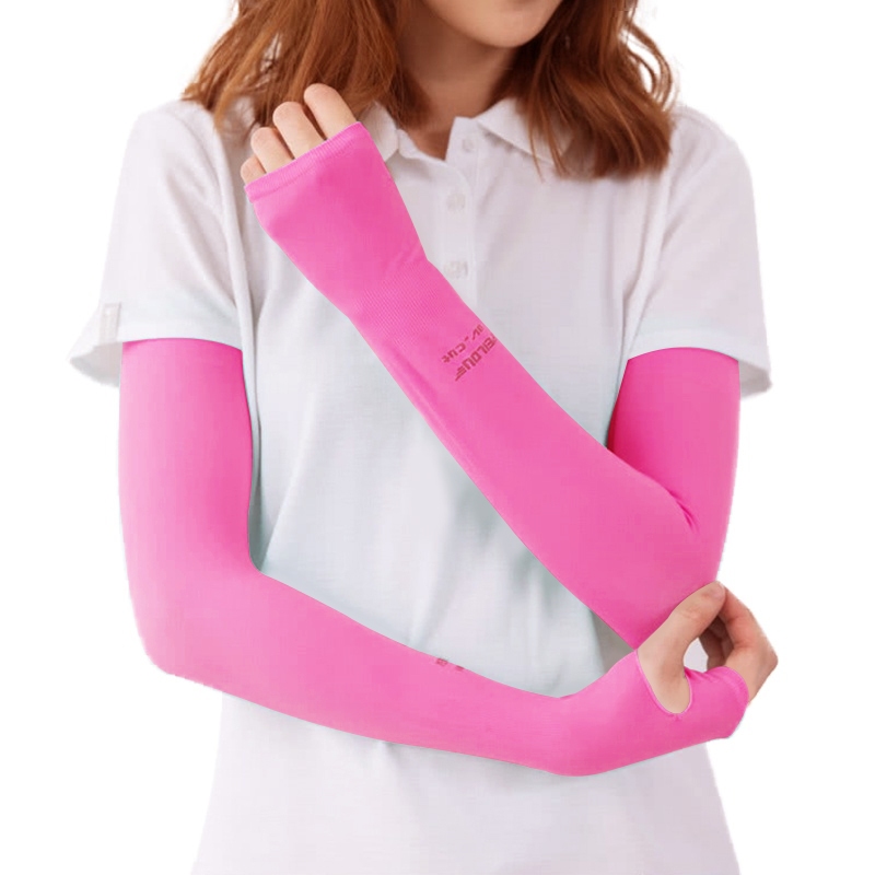 抗UV防紫外線 超彈性涼感袖套 隔絕紫外線傷害 輕薄透氣排汗 開洞袖套 伸縮彈性佳 袖套 男女適用