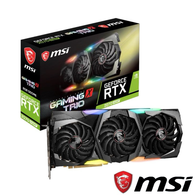 MSI GeForce RTX 2070 SUPER™ GAMING X TRIO 【大神賣場】