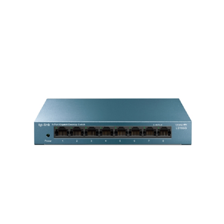 TP-LINK LS108G 8埠 鐵殼 10/100/1000Mbps 桌上型交換器