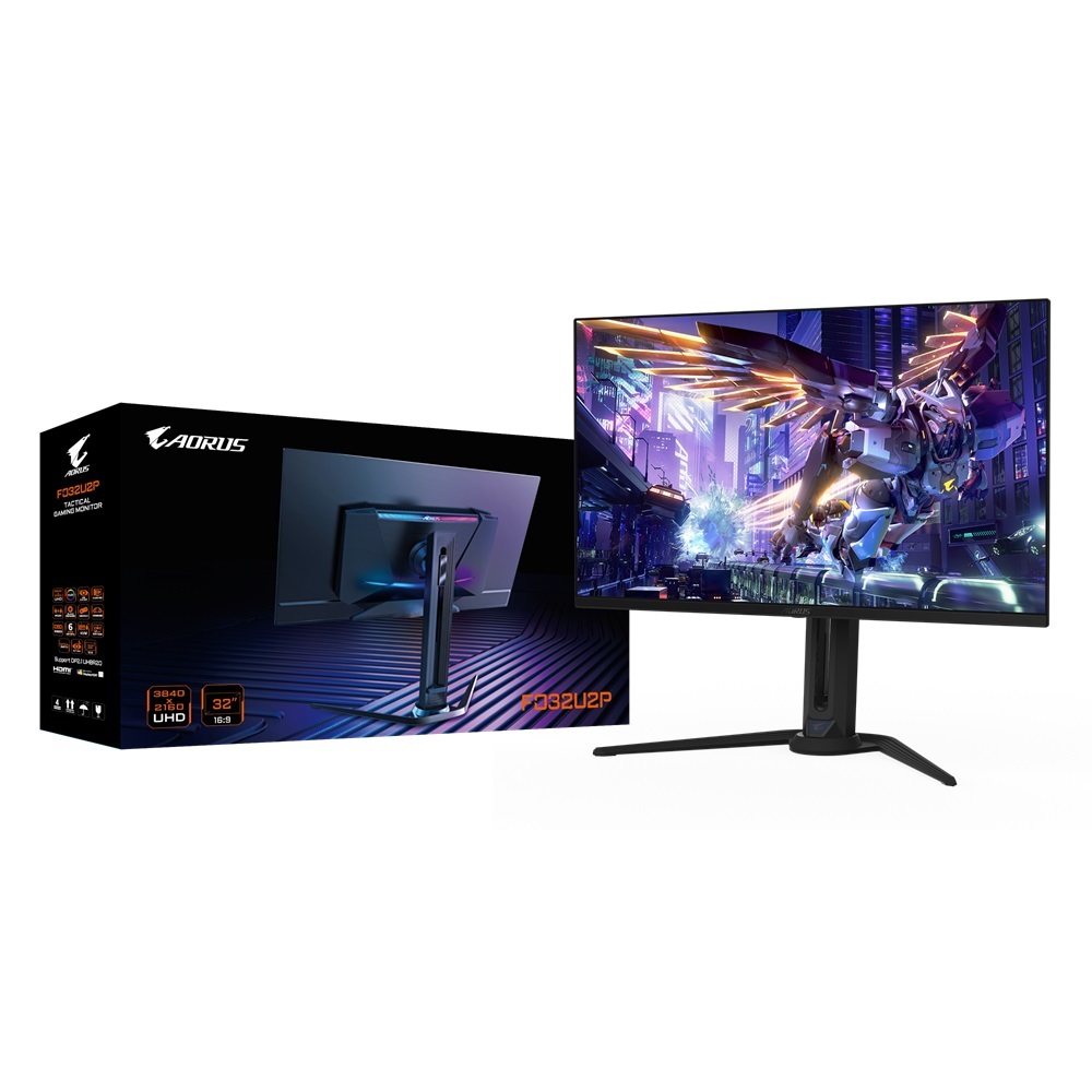 技嘉 AORUS FO32U2P【4K/32型/240Hz/0.03ms/QD-OLED/HDMI2.1/DP2.1】