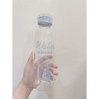 AWANA附提袋塗鴉玻璃杯（600ml)