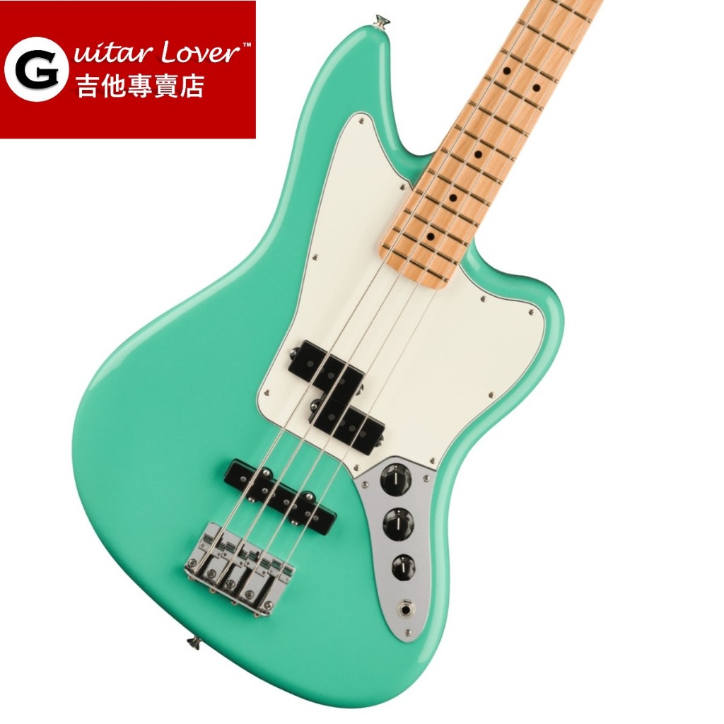 新Fender Player Jaguar Bass Maple Fingerboard Sea Foam Green