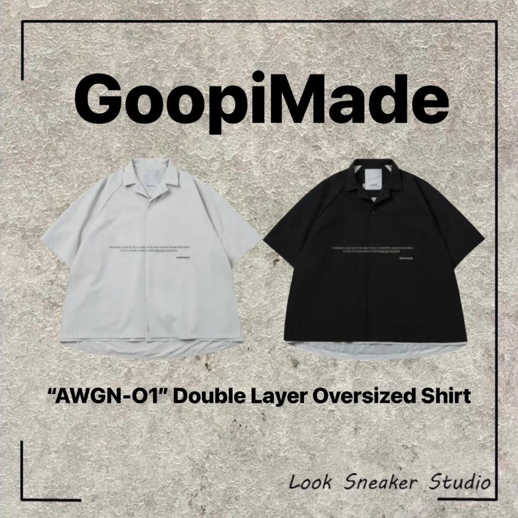 路克 Look👀 孤僻 GOOPiMade “AWGN-O1” Double Layer Oversized 襯衫 外套