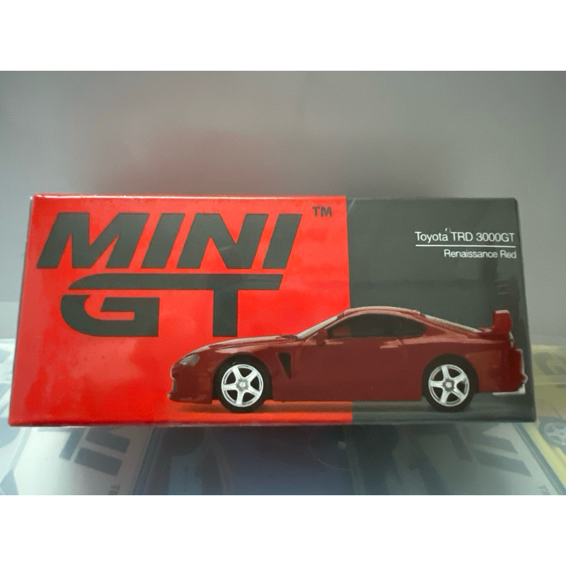 MINI GT#231 Toyota Supra TRD 3000GT Renaissance Red LHD