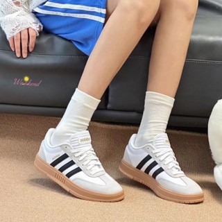 adidas neo Gradas 防滑耐磨 低幫 板鞋 休閒鞋 慢跑鞋 男女鞋 白灰黑FW3378