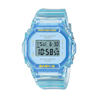casio卡西歐g-shock bgd-565sj-2 夏季繽紛果凍透明電子腕錶 37.9mm 藍色