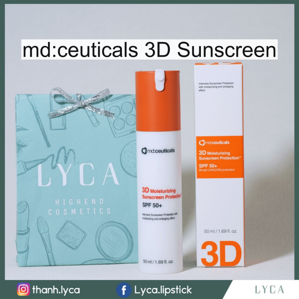 💚 [LYCA] 現貨秒發 md:ceuticals 全物理抗氧隔離霜 3D Moisturizing 肌膚零負擔