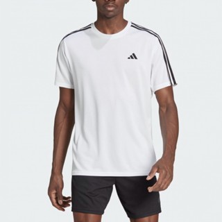 adidas 男性 上衣 運動上衣 短袖 快乾 白色 TR-ES BASE 3S T IB8151