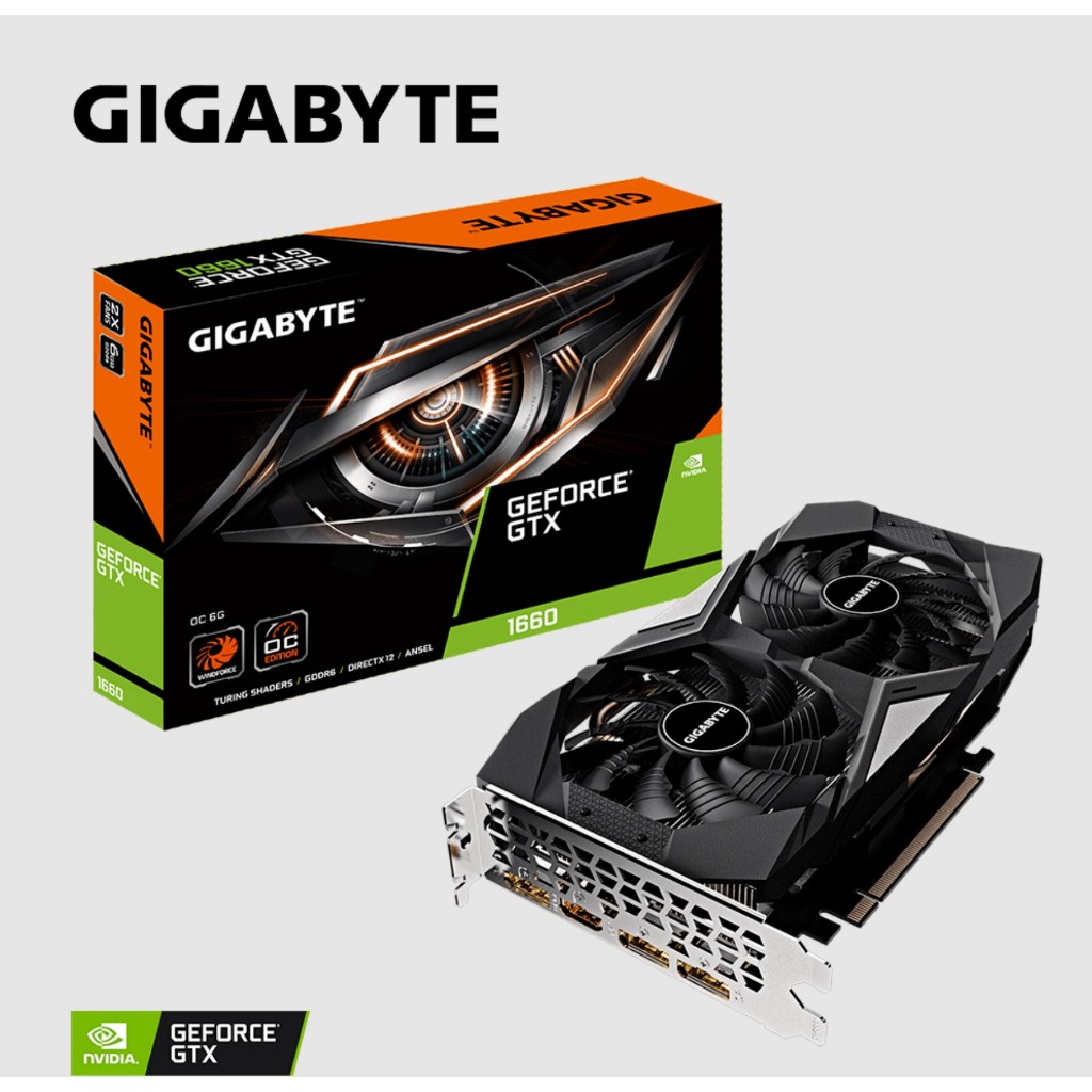 技嘉GIGABYTE GTX1660 OC 6G 顯示卡/顯卡