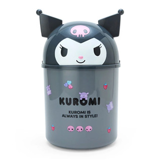 Sanrio 三麗鷗 掀蓋式造型垃圾桶 收納桶 酷洛米 大臉