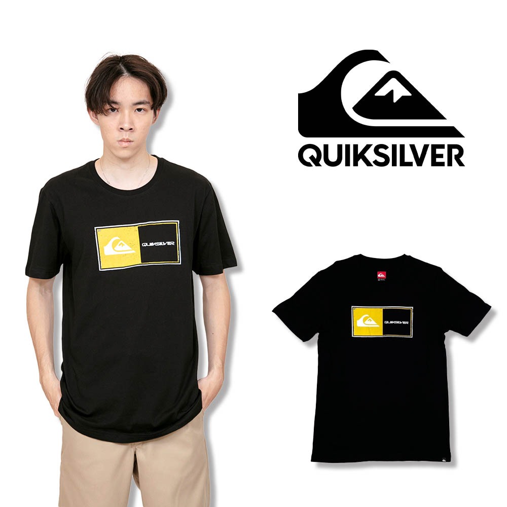 Quiksilver 短T 大尺碼 潑墨 印刷 衝浪 短袖 T恤 純棉 保證正品 #9777