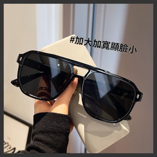 小紅書熱賣同款 無度數感光變色抗蘭光眼鏡 全框大臉眼鏡 防輻射眼鏡 抗UV 痞帥顯臉小素顏眼鏡 遮陽鏡 方框男女同款