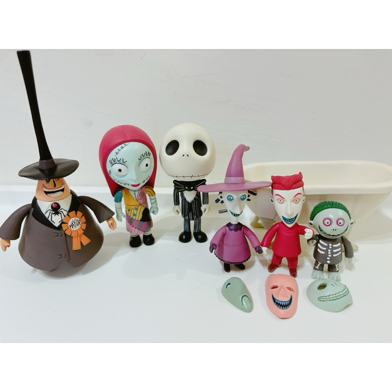 🔥出清下殺🔥全球限量！聖誕夜驚魂 絕版公仔文具組 傑克 莎莉 市長 小鬼 迪士尼聖誕夜驚魂