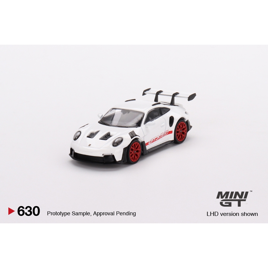 &lt;阿爾法&gt;MINI GT No.630 Porsche 911 (992) GT3 RS White Pyro Red