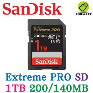 SanDisk Extreme PRO SDXC SD 1T 1TB U3 V30 4K 200MB 高速記憶卡