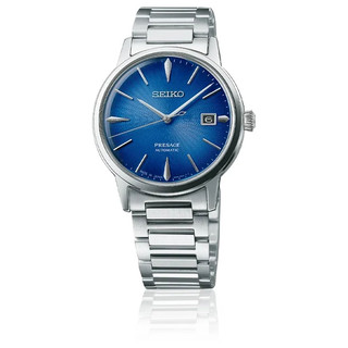 SEIKO精工 Presage Cocktail調酒師系列機械錶 4R35-05E0B(SRPJ13J1) 藍SK015