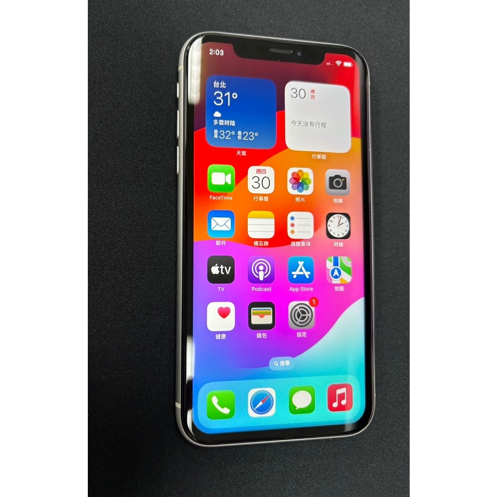 Apple Iphone XR 64G  6.1 吋 白(已過保二手機)免運費