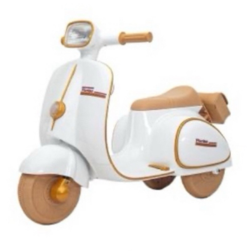🎁玩具坊🎁 全新現貨 好奇 電動復古速可達 兒童電動車 兒童電動機車摩托車