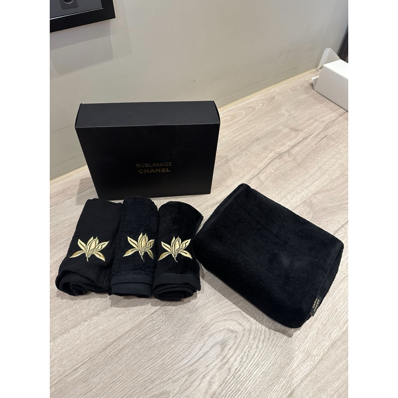 chanel香奈兒金燦毛巾組