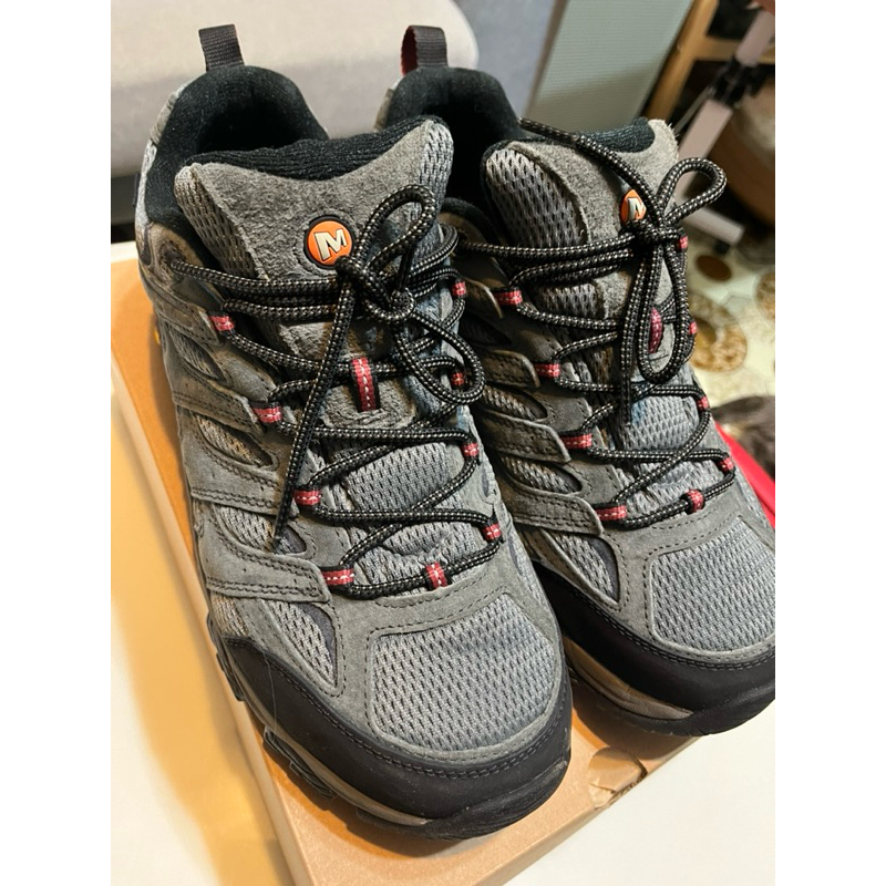 merrell moab3 gxe 寬版2e楦 灰 黑 二手 登山鞋 us12